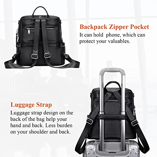 Image of ALTOSY Backpack Purse for Women Ladies Rucksack Genuine Leather Versatile Shoulder Bags with Coin Purse