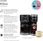 Keurig K-Duo Single Serve K-Cup Pod & Carafe Coffee Maker, Black