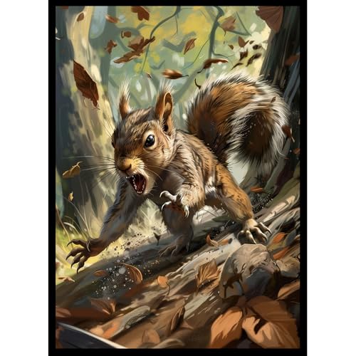 (Squirrel) - 100ct Matte TCG/MTG Card Art Sleeves by Ai Armor