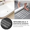 36 Tiras Antideslizantes Para Bañera Y Ducha - Adhesivo Transparente PEVA, Con Raspador, Fácil Instalación