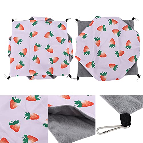 Kooihangmat voor kleine huisdieren, fret Rat hangmat Bed Drielaagse kooihangmat Hoge dichtheid canvasmateriaal voor… - Afbeelding 8