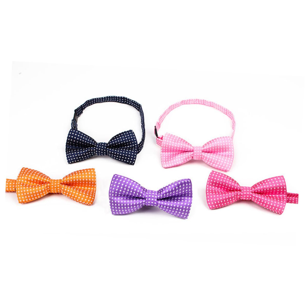FRCOLOR 30stücke Verstellbare Hundekrawatten Für Haustiere Bunte Gepunktete Fliegenhalsbänder Für Hochzeiten Und Partys Komfortable Und Attraktive Hundezubehör