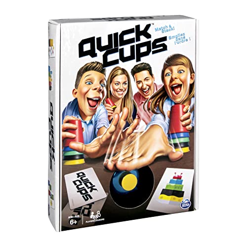 Quick Cups, Match ‘N’ Stack, Cup Stacking Family Game For Kids Aged 6 And Up, By Spin Master Games #TOP4