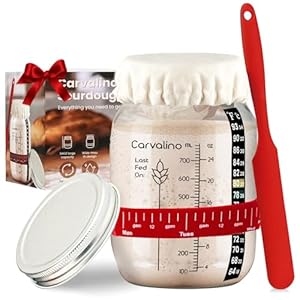 Carvalino Sauerteig-Starterglas-Set 963 ml