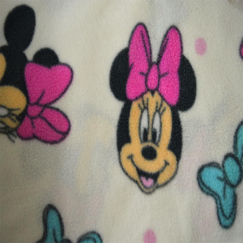 Girls Disney Minnie Mouse Footie Infant Blanket Sleeper Pajamas2