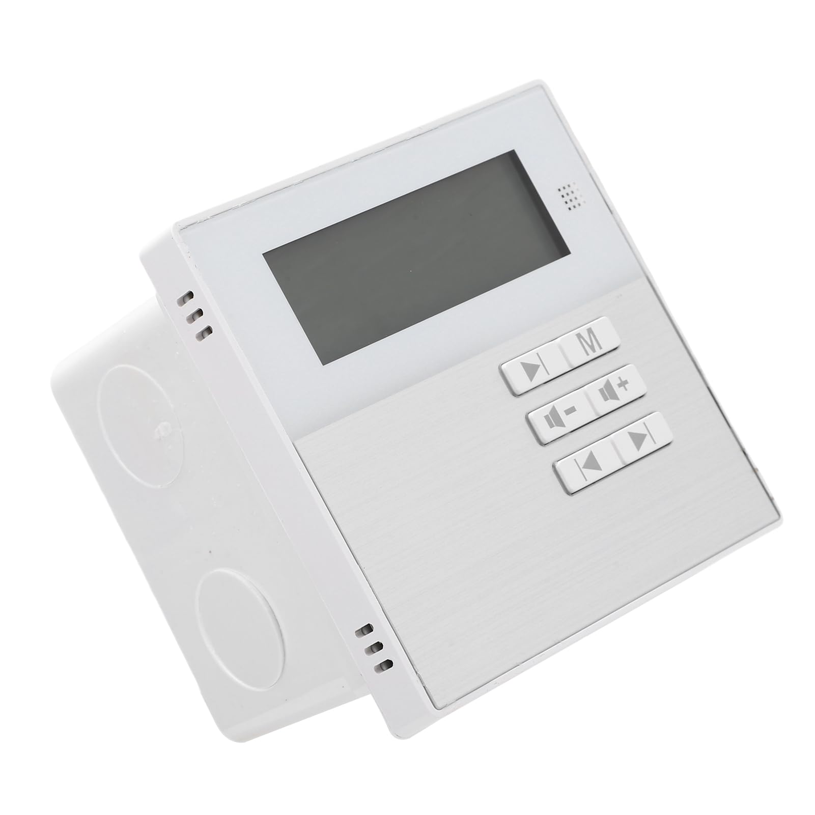 VBESTLIFE Amplificatore Musicale a 4 Vie per Montaggio a Parete con Bluetooth 5.3, Uscita da 40 W, Display LCD e Telecomando IR per Audio Domestico e Commerciale