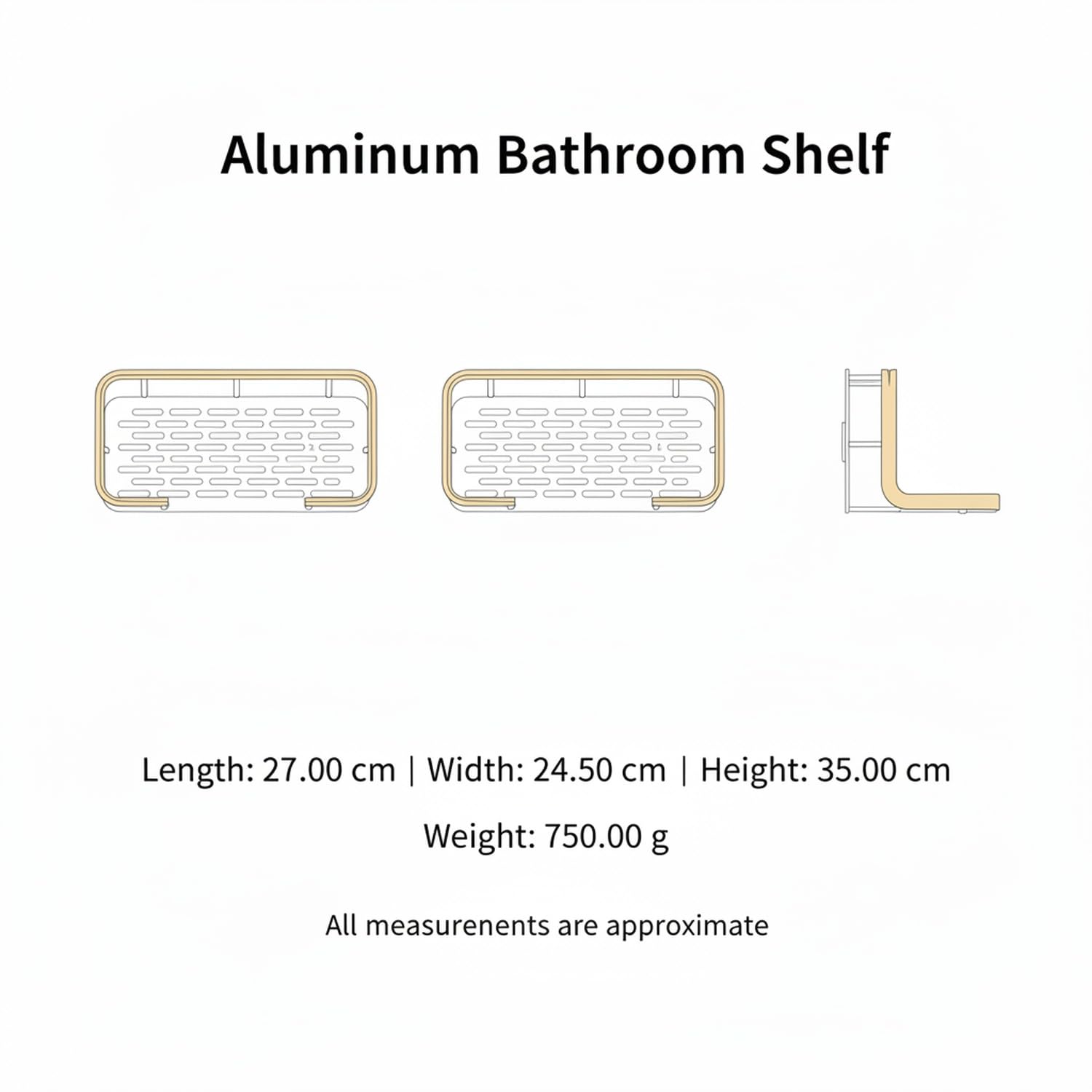 Estante para Ducha, 1 PC