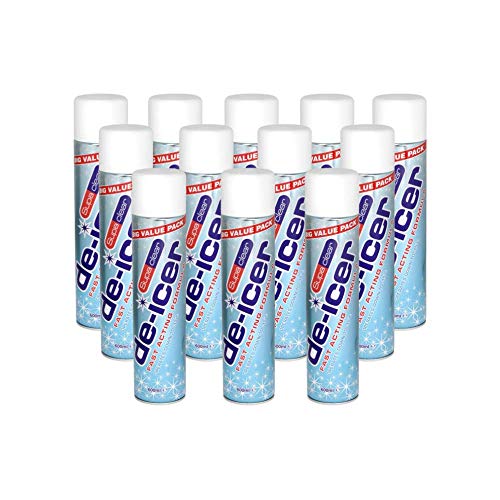 Case Of 12 x Supaclear De-Icer 600ml Fast Acting and Efficient, Operates at -15 C