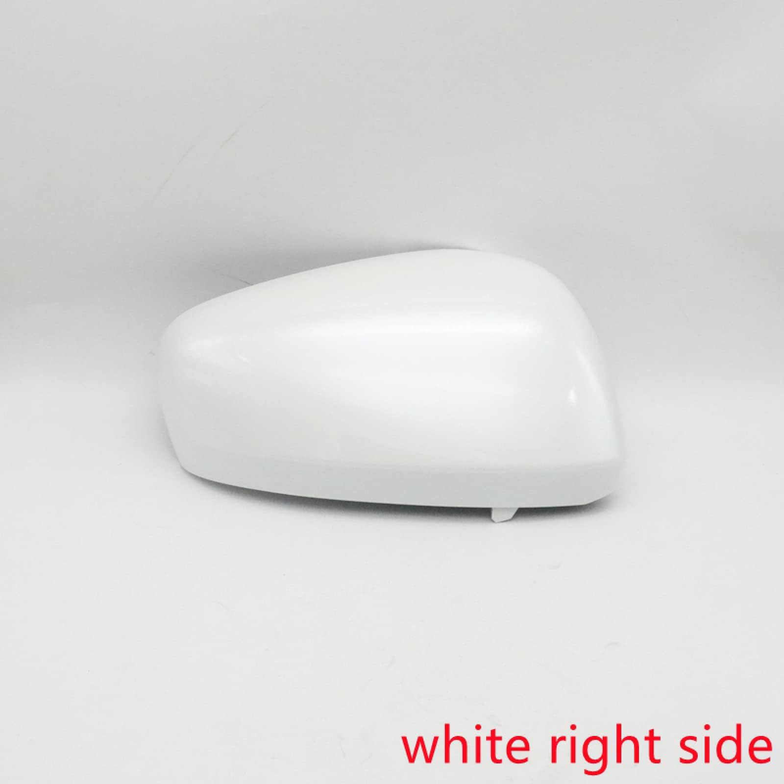 Specchietti Retrovisori Copri per Kadjar 2016-2018 Tappi per Retrovisore Lato Vista Coperture cap Calotte Specchietto Protezione Accessori,White Right