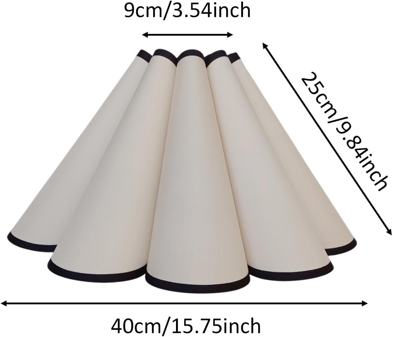 Petal Cloth Lamp Shade Wall Light Cover Lamp Cover Lampshade for Desk Lamps Floor Lights Home Decoration Bedside Restaurant, XL