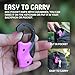ZAVIT Womens Gifts for Christmas, Keychain with Box Cutter Pocket Knife,Christmas Stocking Stuffers for Women Mom, Birthday Gifts Idea for Mom Wife, EDC Gadgets for Everyday Carry, P-ink