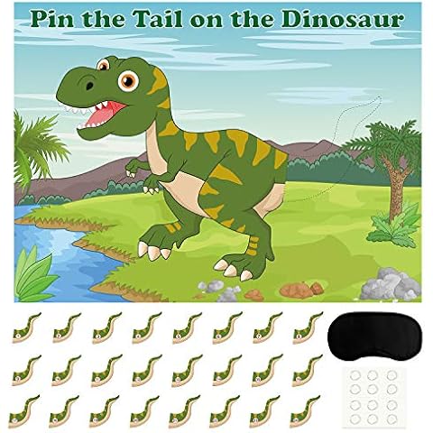 Juego de Dinosaurios Pin The Tail FEPITO Cover