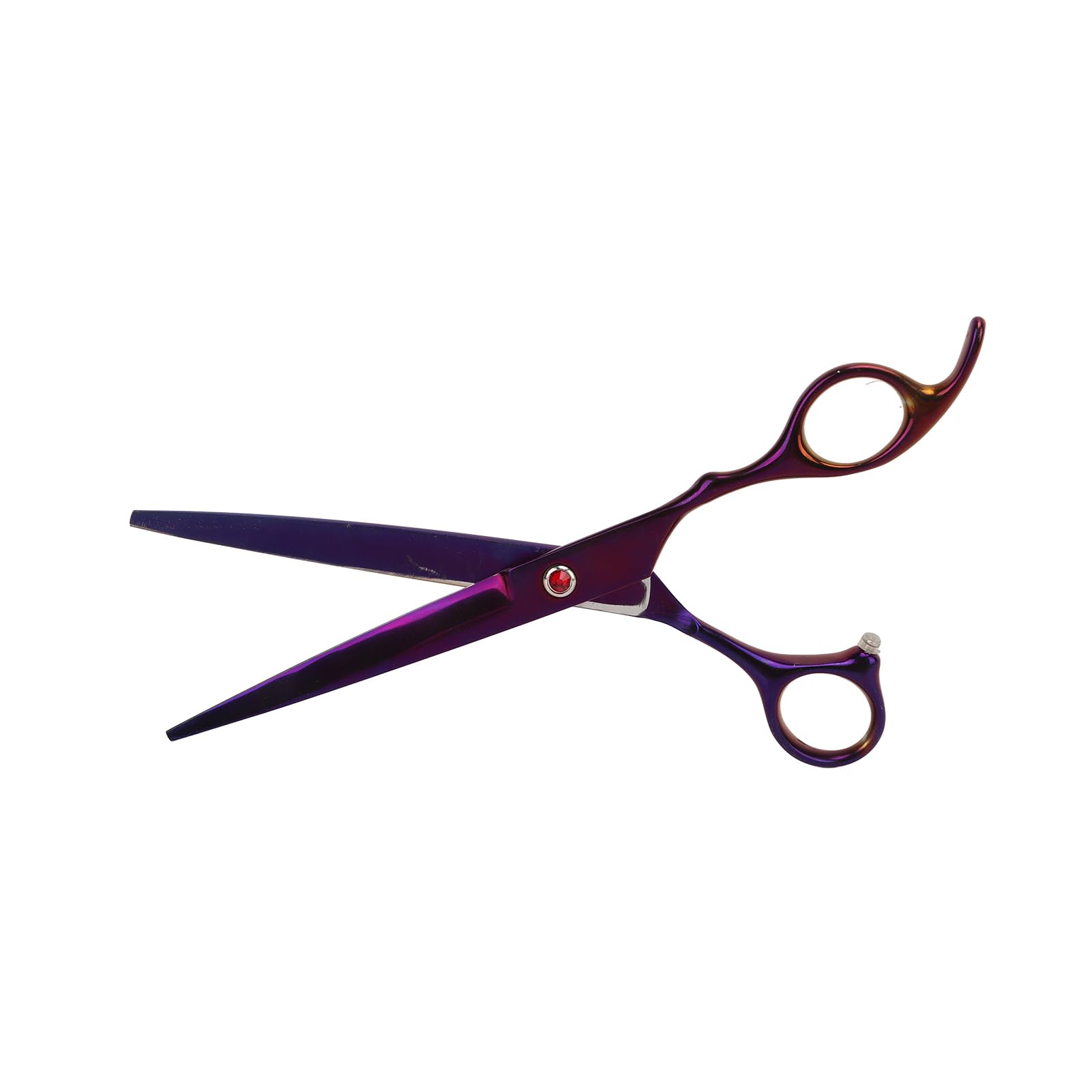 Cryfokt Tijeras de Peluquería para Mascotas, Tijeras de Peluquería Canina de Pelo Grueso de Corte Suave, de Acero Inoxidable con Peine y Bolsa de Almacenamiento para Mascotas Pequeñas de Pelo Largo