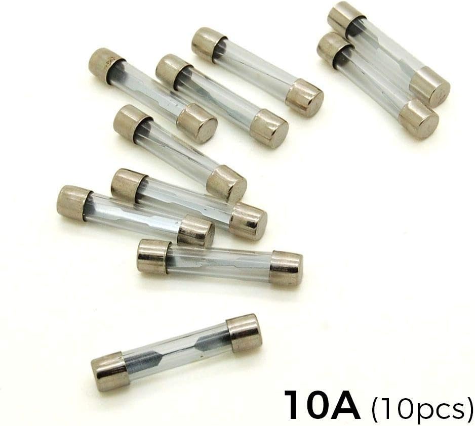 10A 6.3mm x 32mm MTA Glass Fuses