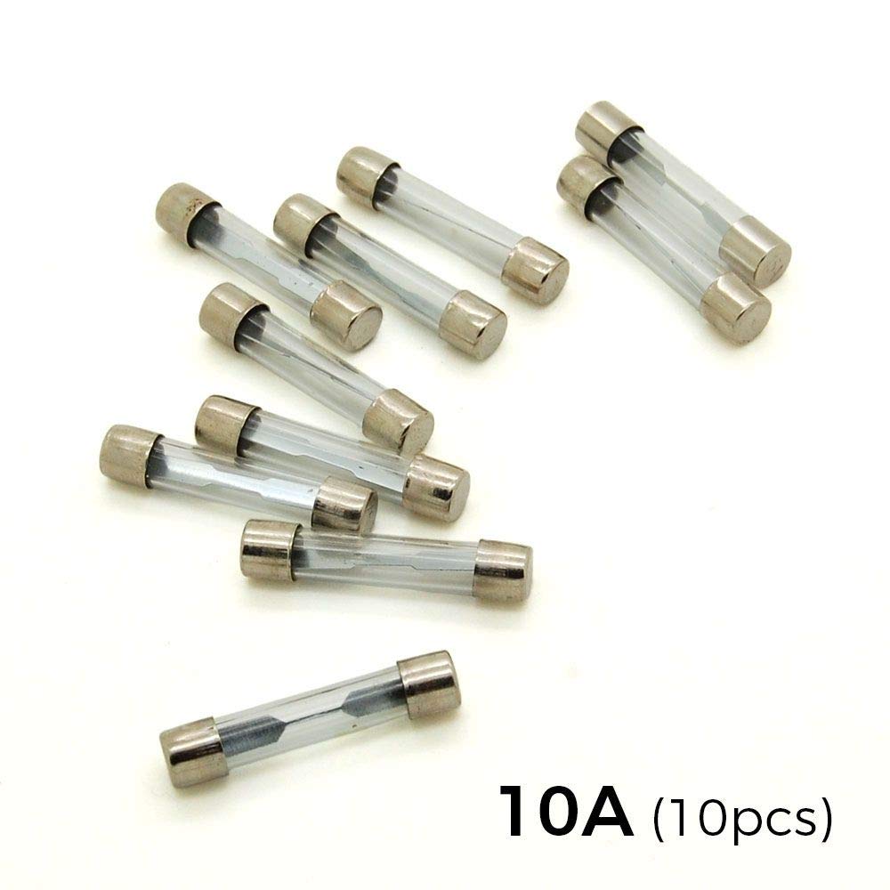 10A 6.3mm x 32mm MTA Glass Fuses