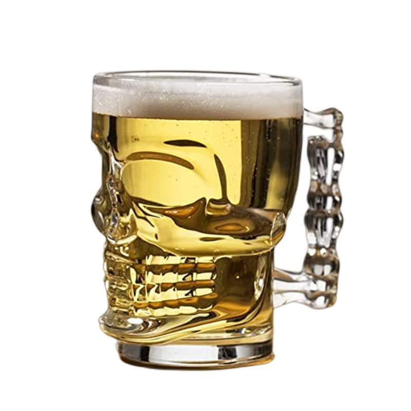 Amazon.co.jp: ビールジョッキ ドクロ スカル ビールグラス