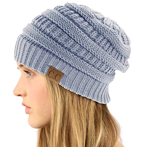 Image of Hatsandscarf CC Exclusives Solid Color Beanie Tail Hat for Adult (MB-20A)