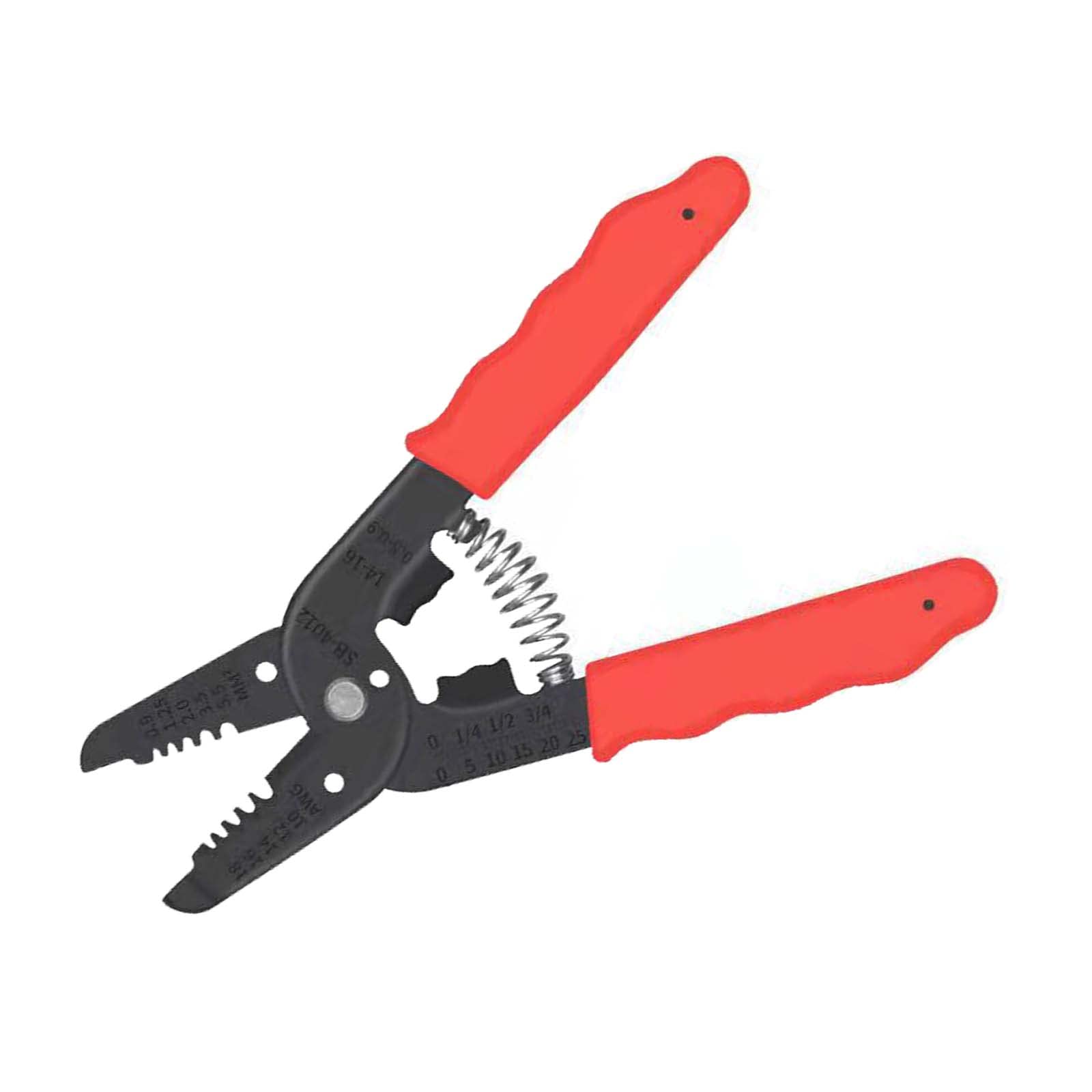 Wire Stripper 6 in 1 Wire Cutter Heavy Duty Cable Stripper for 0.2mm-6mm Multi-core Flexible Wire