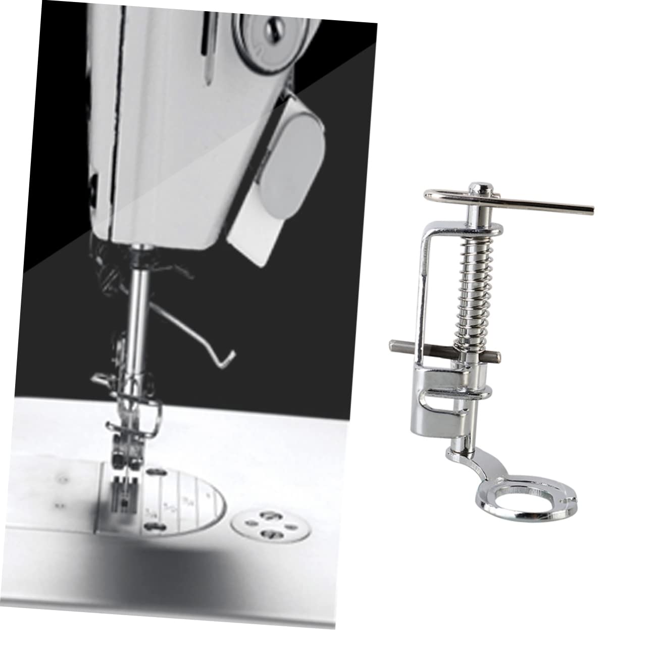 Produktbild von Yunxwd Nähfüße Für Nähmaschine, Edelstahl Nähfuß Nähmaschine Presser