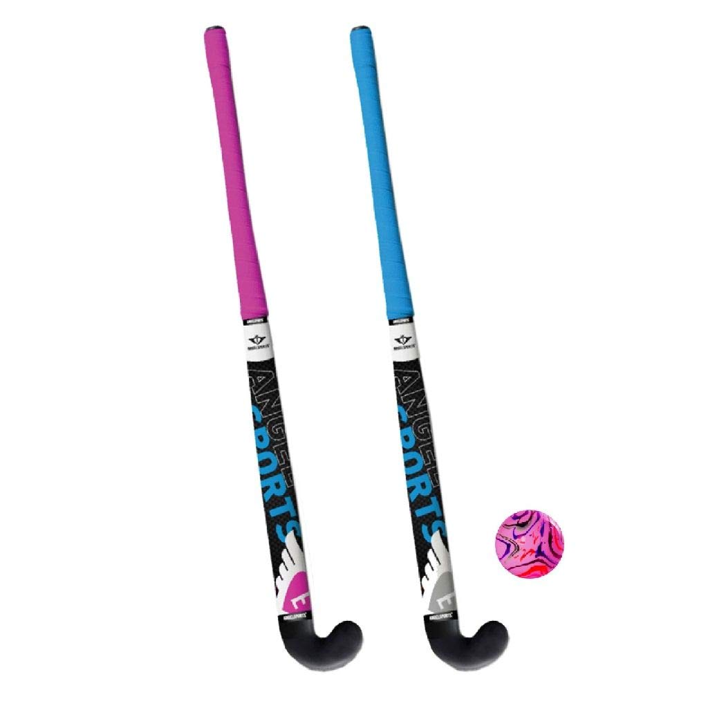 Angel Sport - Set da Hockey, 2 Mazze, Blu, 71 cm, 0713102