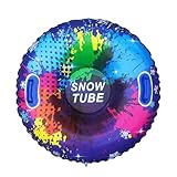 Luge gonflable de 95 cm pour adultes et enfants - Luge à neige...