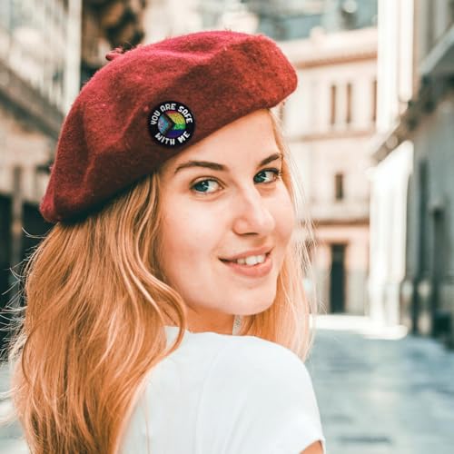 Image of LGBTQ+ Pride Pins - Rainbow Heart Flag Lapel Brooch Pin Badge Progress Pride Bisexual Transgender Nonbinary Lesbian Pansexual LGBTQ Accessories for Jackets Backpacks Hats