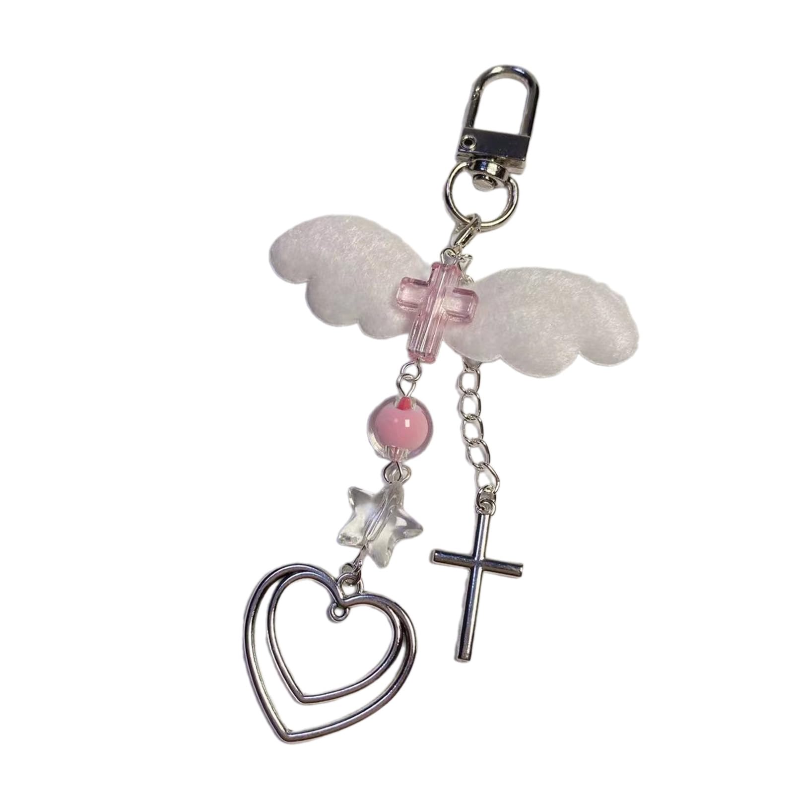 NEWFT Handmade Butterfly Phone Pendants Unique Mobile Straps Bowknot Phone Chain