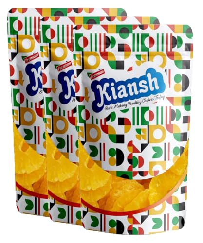 Image of Kiansh Dry fruits Nuts And Seeds (Dried Pineapple Ring, 750g)