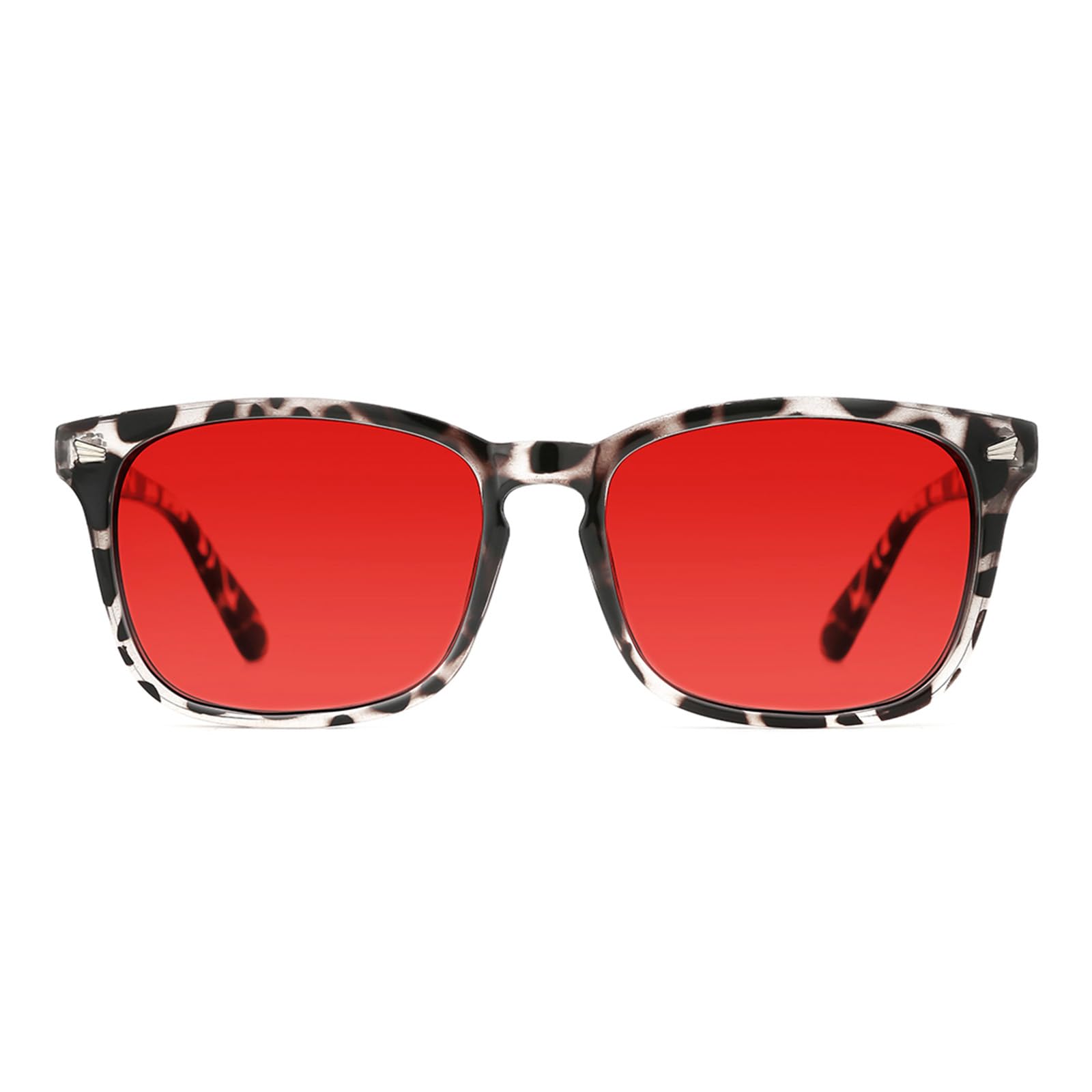 TIJN Sleep Glasses for 99.9% Blue Green Light Blocking Dual AR Coatings Red Lens for Computer Gaming Reduce Eyestrain
