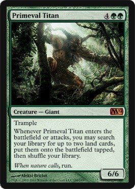 Magic: the Gathering - Primeval Titan - Magic 2012 - Foil