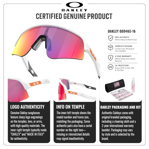 Image of Oakley SUTRO LITE SWEEP OO9465 Shield Sunglasses With Official Eyewear Kit