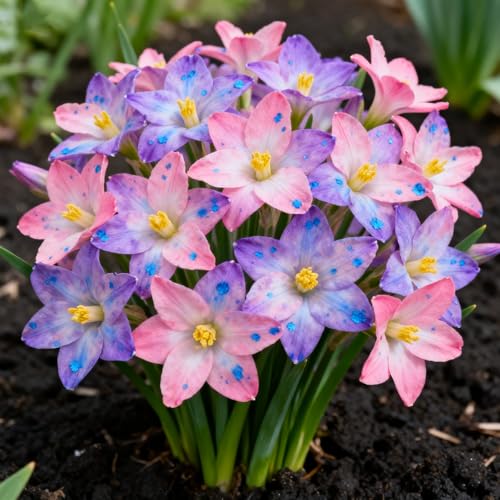 Narciso perennes cebollas,Tubérculos de Narciso resistentes para comprar ideal para embellecer el paisaje. Tolera el frío-4Tubérculos-A