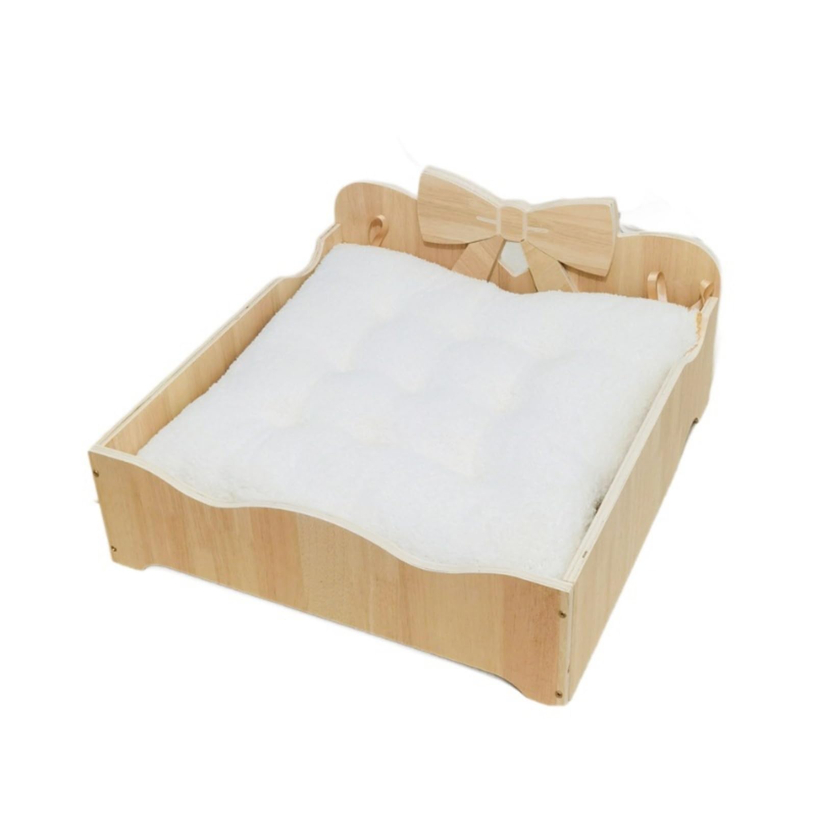 Genérico Cama De Madera para Mascotas, Cómoda Y Que Ahorra Espacio