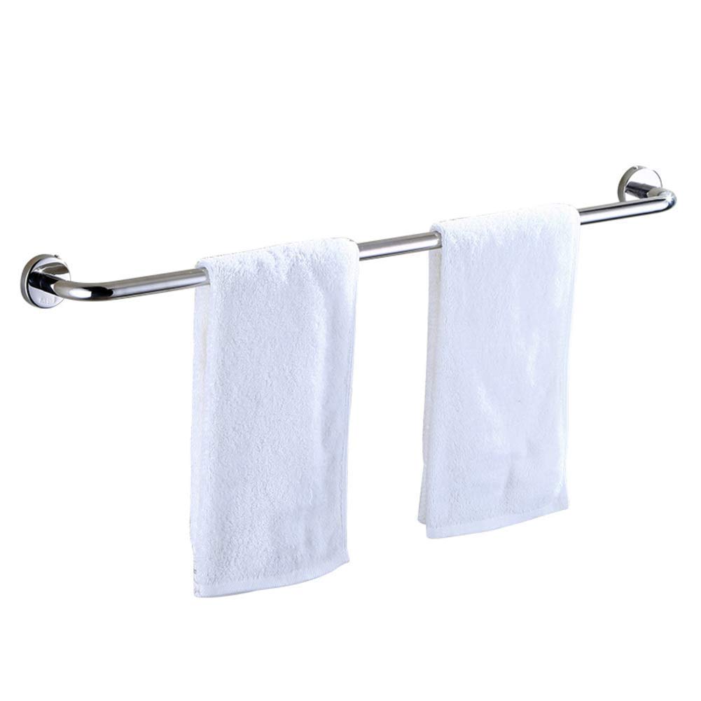 Porte-serviettes mural 70cm en acier inoxydable haut de gamme pour salle de bain