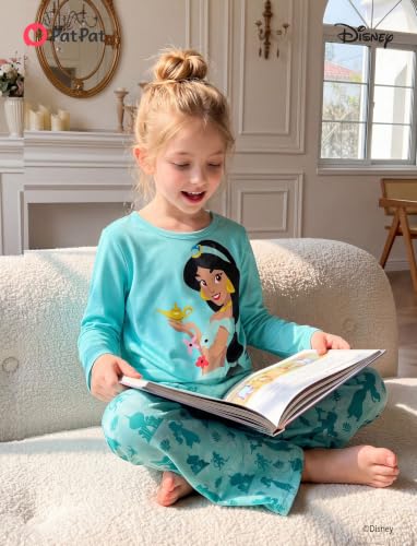 Image of Disney Girls Outfits Long Sleeve Knot Front Shirt Flare Pants 2PC Clothes