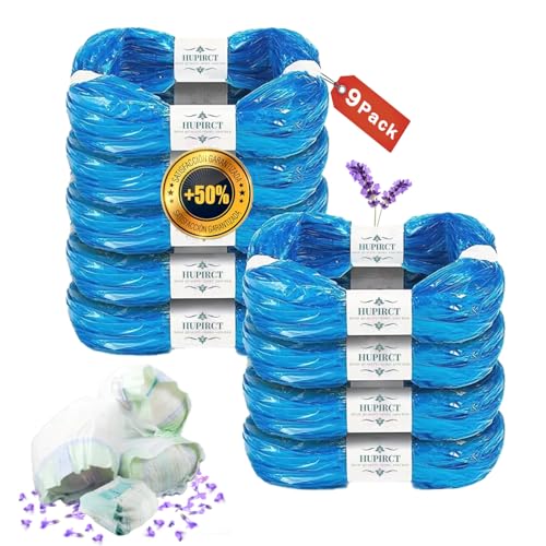 HUPIRCT 6 Piezas Recambios Cubos de Pañales, 50% Más Largo, Mayor Capacidad, Material EVOH Resistente a Los Olores, Siete Capas de Espesor, Súper Compatibilidad