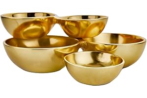 Godinger Gold Metal Cluster Serving Bowls