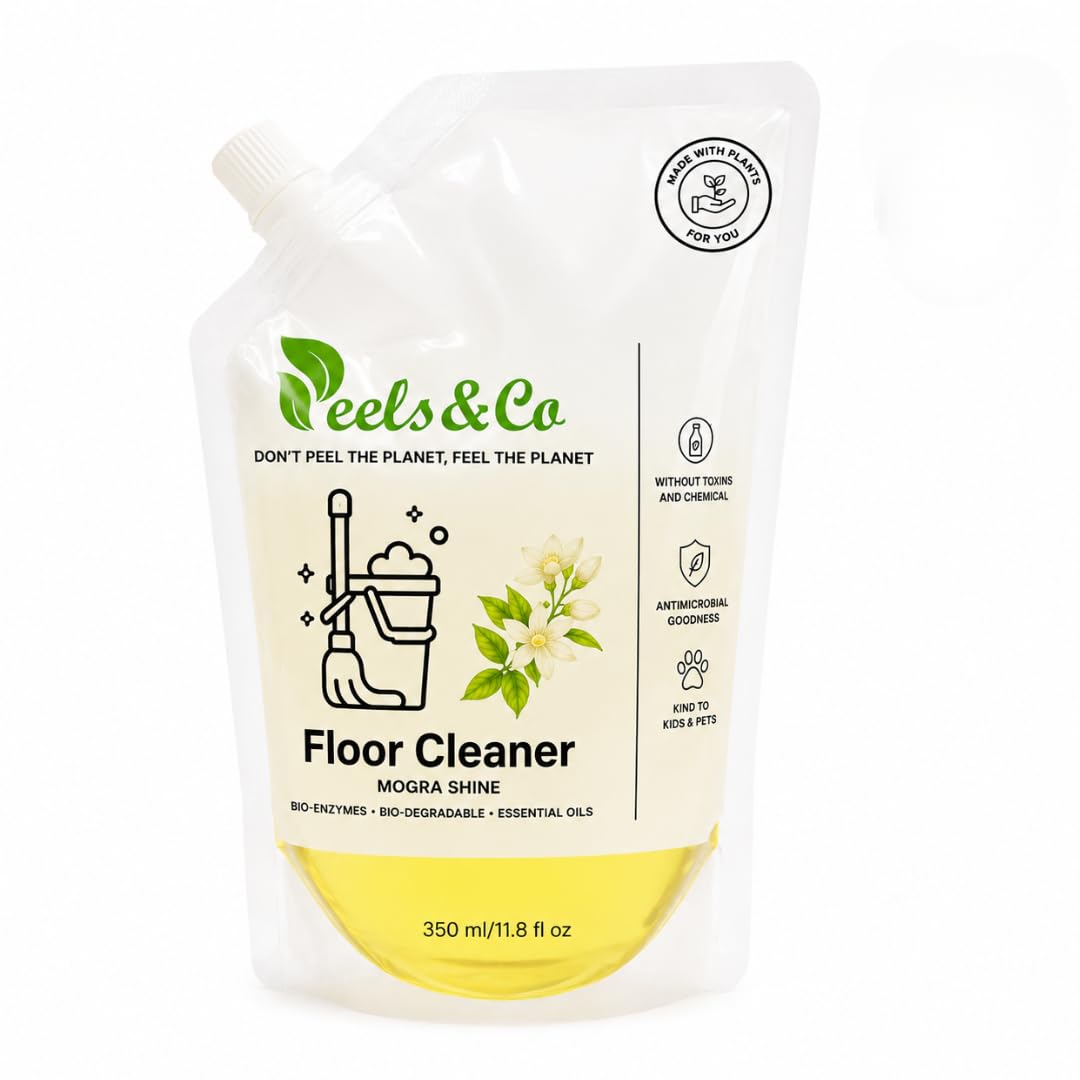Natural Floor Cleaner | Insects & Ants Repellent | Natural Oils & Plant - Based | Gentle & Safe for Pets & Kids| Works on Italian Marble, Granite, Wood & More | 1L (350 ML)-image-20