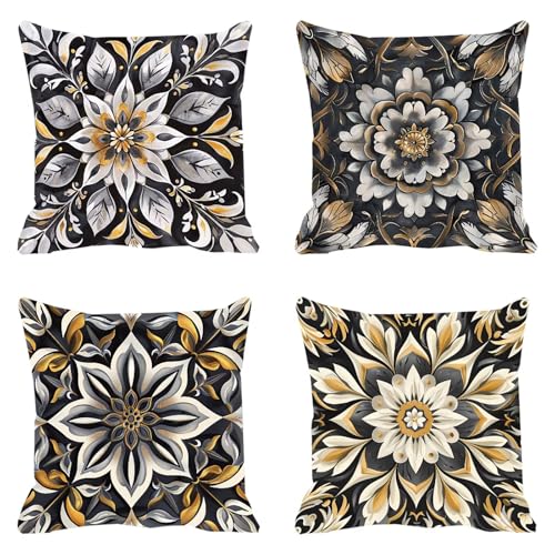Taie oreiller canapé gris 50x50 housse de coussin imperméable