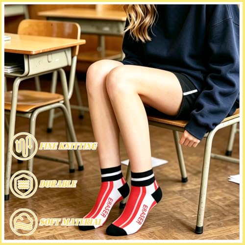Image of 6 Pairs Ankle Socks for Women Men Novelty Gifts For Women Halloween Christmas Festival Birthday Gift