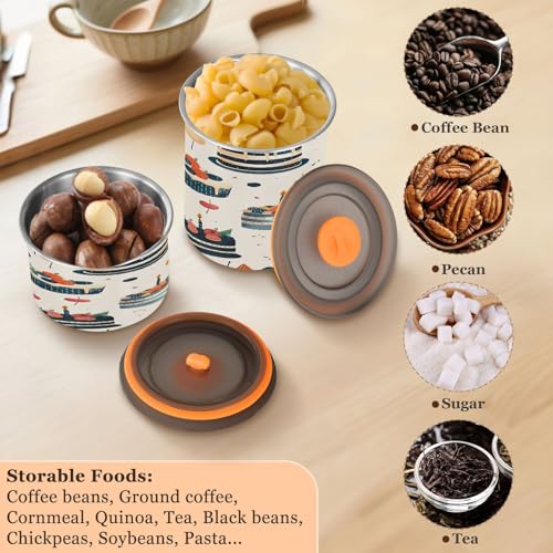 Contenedor Hermético para Café de Acero Inoxidable 17oz miniatura 6