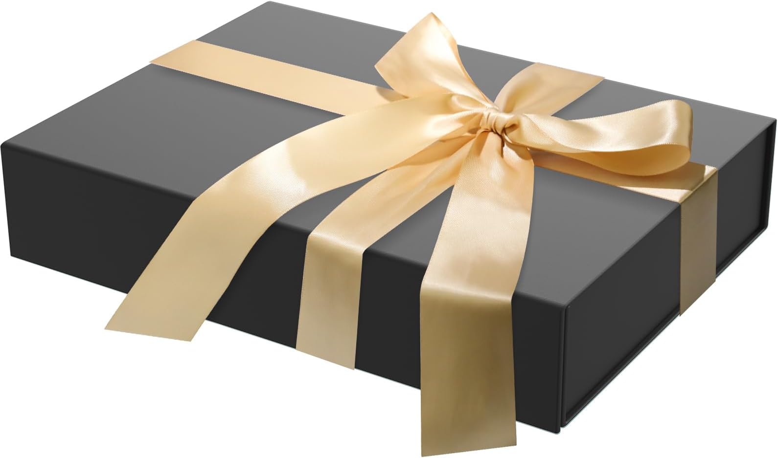 MOZRRO Gift Box 11.5 x 8.2 x 2.3 In Gift Boxes for Presents Magnetic Closure, Gift Boxes with Lids for Presents Birthday Luxury Jewelry T-shirts Gloves Scarves Books Clothes Candy, Gift Wrap - Black