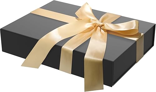 MOZRRO Caja de regalo de 11.5 x 8.2 x 2.3 pulgadas, cajas de regalo para regalos de cierre magnético, cajas de regalo con tapas para regalos de