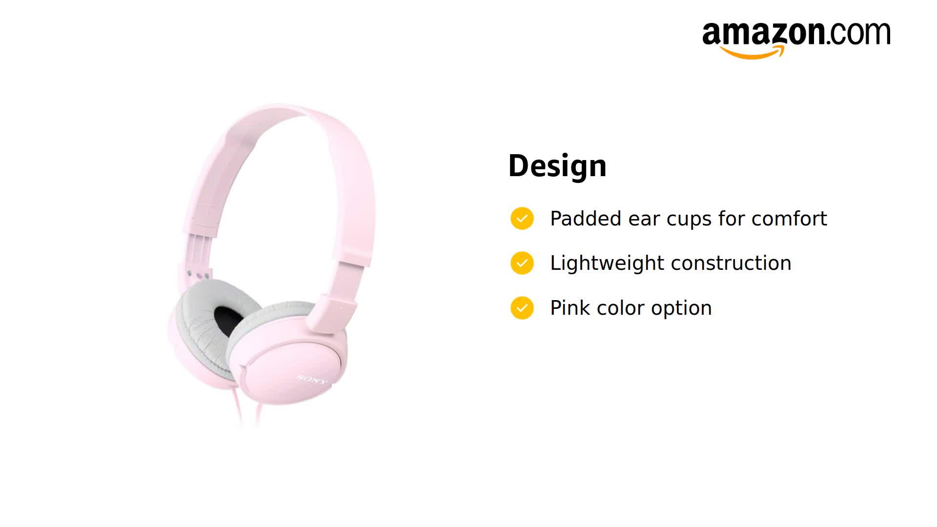 Amazon.com: Sony MDRZX110AP ZX Series Extra Bass Smartphone