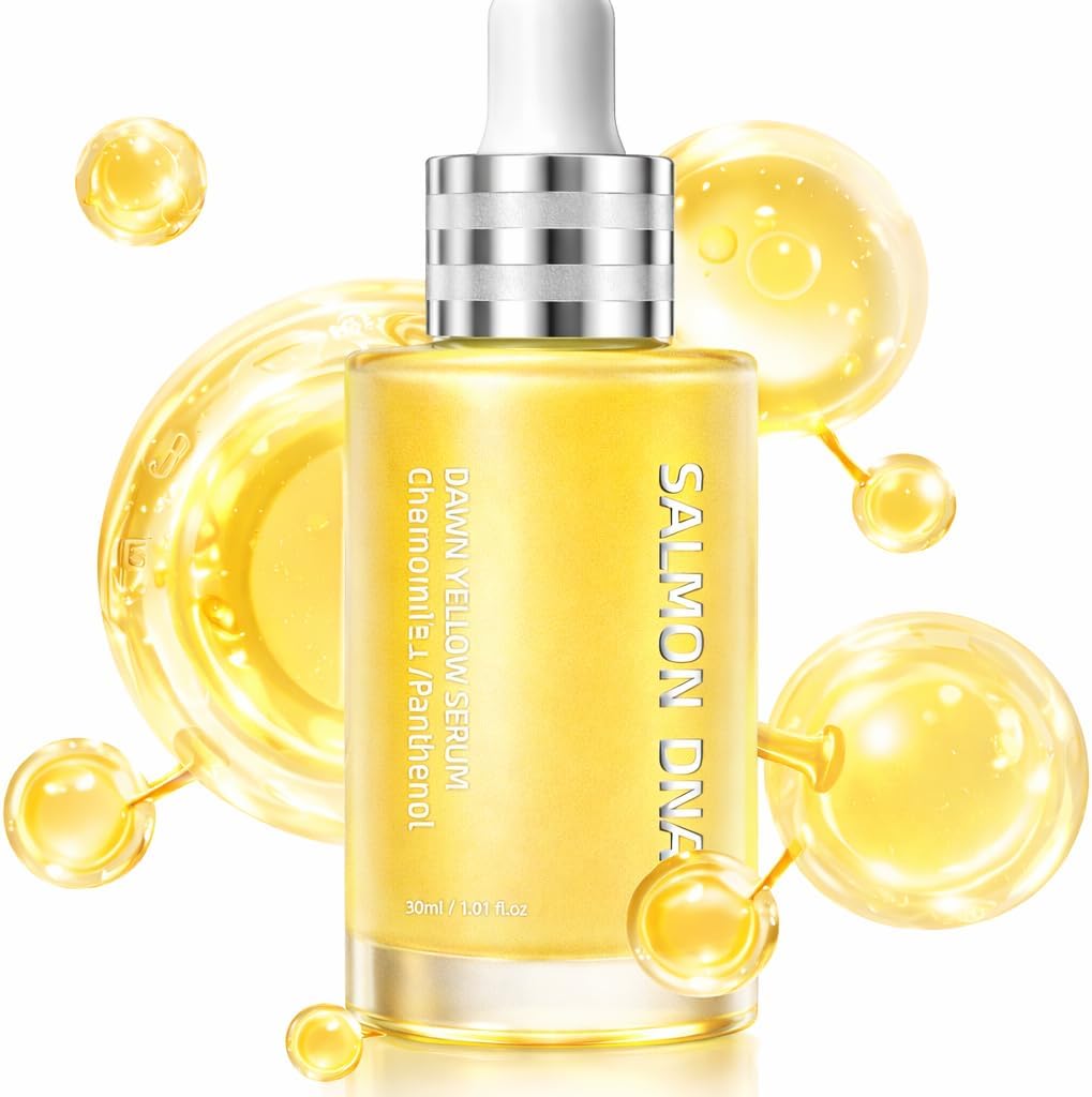 PDRN Serum With Salmon DNA Pink Peptide Serum, Pink glow serum, Peptide, Niacinamide, Hydrating & Moisturizing & Firming, Uneven Skin Tone, Korean Skincare 50ml (Chamomile Facial Serum)