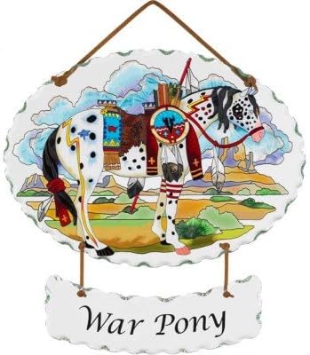 Suncatcher-SWSPP001 Joan Baker War Pony Artist: Rance Hood