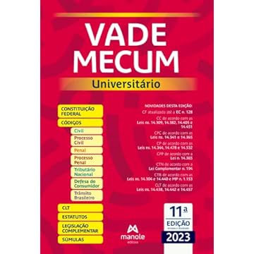 Capa do livro Vade mecum universitário