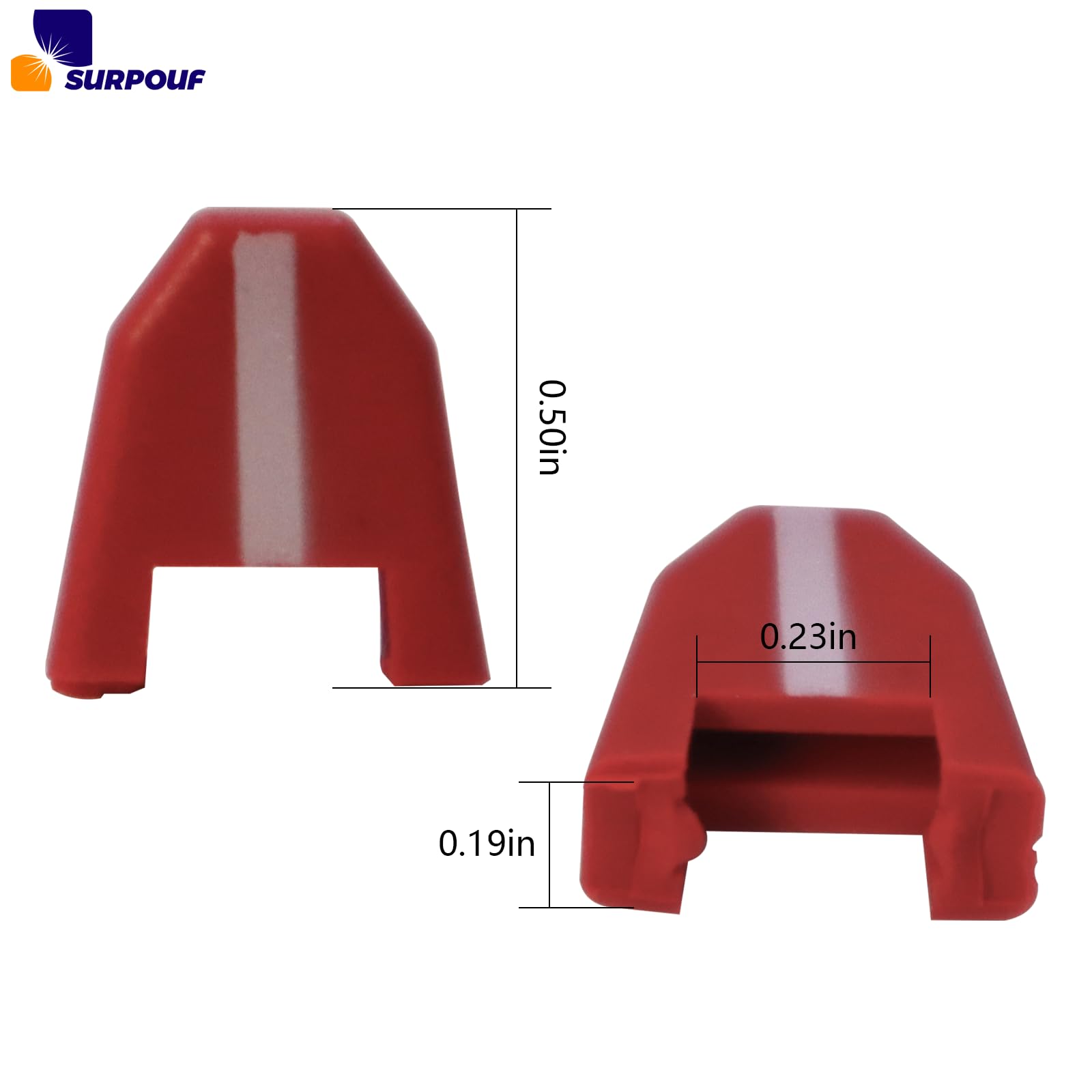 42-38-0033 No-Mar Tip 5-Pack – Fits Milwaukee 2749-20 Stapler & 2746 Nailer
