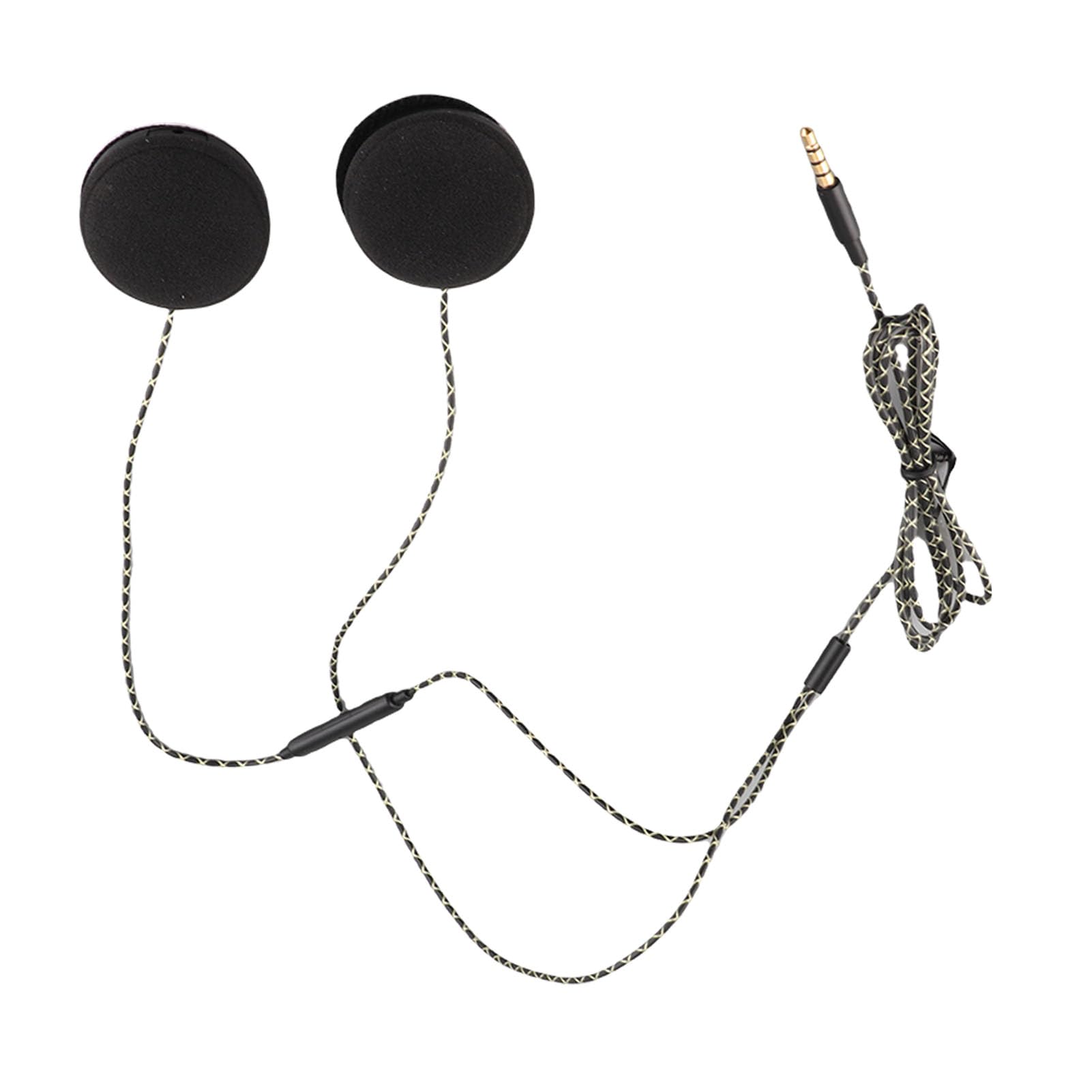 KIMISS Cuffie per motociclette 3,5 mm, cuffie per cuffie casco per motociclette con qualità del suono eccezionale, funzione di chiamata a mani libere, comodo indossare