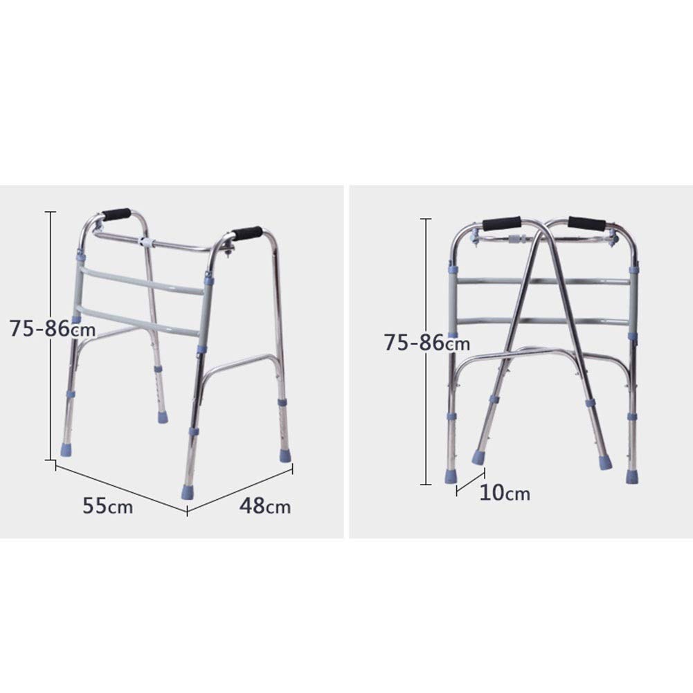 Chodziki dla seniorów, chodzik rollator, starszych niepełnosprawnych otyłych pacjentów wspomagany spacerem wspornik ze stopu aluminium maksymalna nośność 95 kg